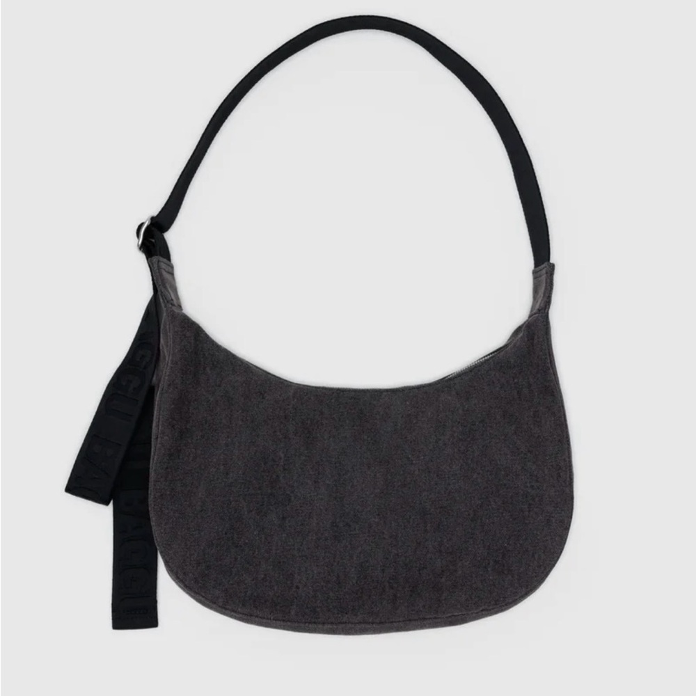 BAGGU washed black denim medium crescent